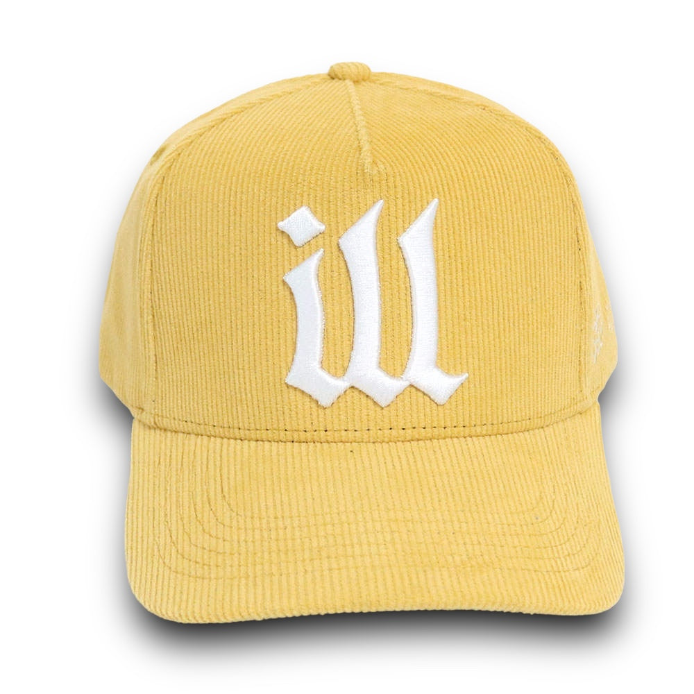"the illest" Corduroy Snapback Hats