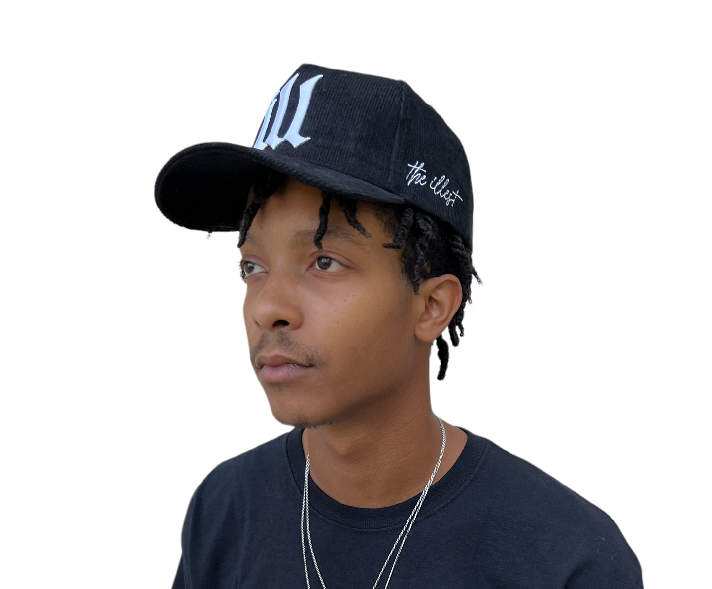 "the illest" Corduroy Snapback Hats