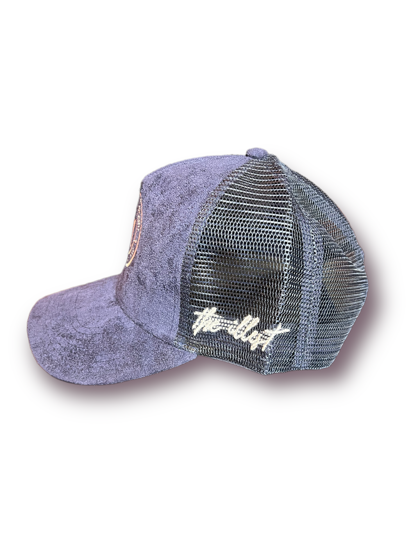 "the illest" suede Trucker Hats (Snap back)